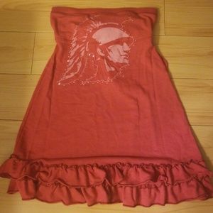 PINK Victoria's Secret USC strapless dress